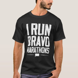 Ich führe Bravo Marathon Running Sprinter 5K 10 T-Shirt