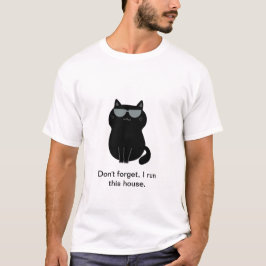 Ich führe den Haushalt - Süße Katze T-Shirt