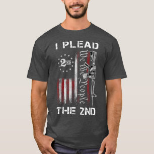 Ich führe die 2. We The People USA Flag AR15 Rifle T-Shirt