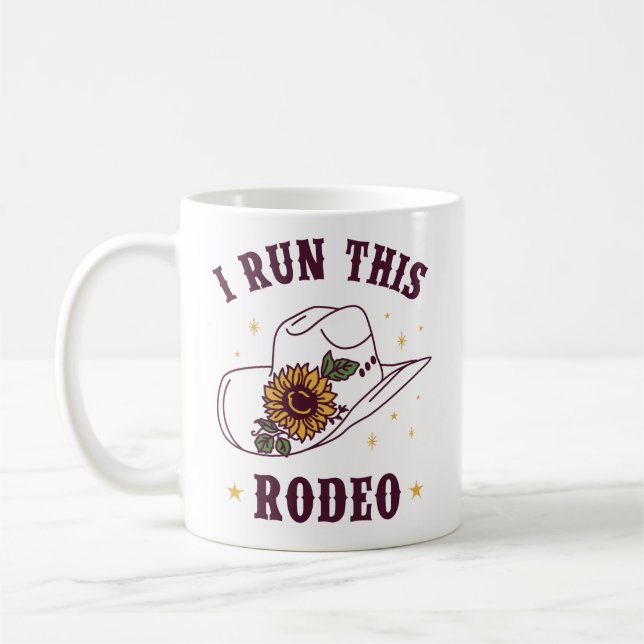 Ich führe dieses Rodeo Kaffeetasse (Links)