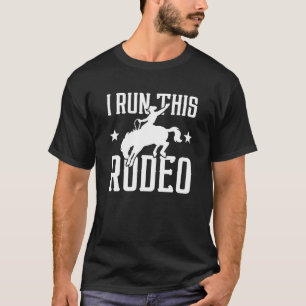 Ich führe dieses Rodeo T-Shirt