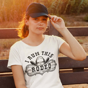 Ich führe dieses Rodeo T-Shirt