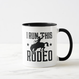 Ich führe dieses Rodeo Tasse