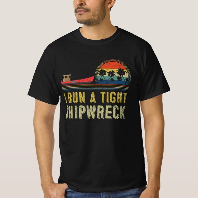 Ich führe ein Frachtschiff der Stärke Tight T-Shirt (Vorderseite)