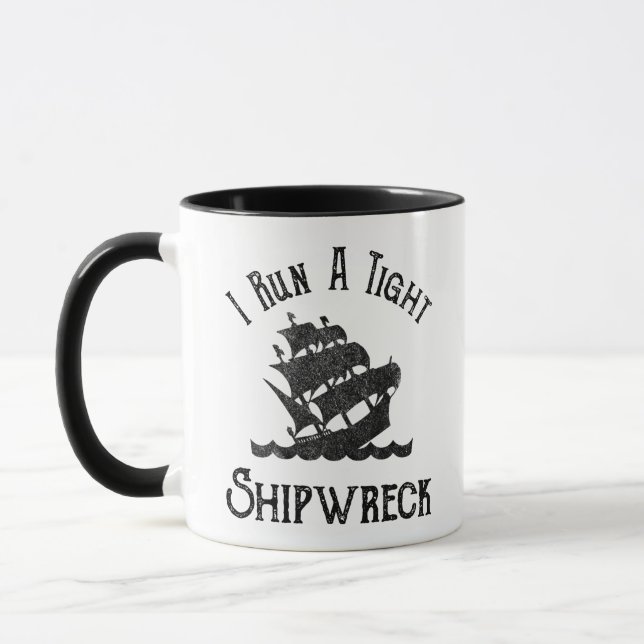 Ich führe ein Nachtschiff Tasse (Links)
