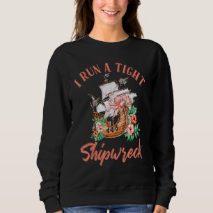 Ich führe ein strenges Schiffswrack aus Sweatshirt