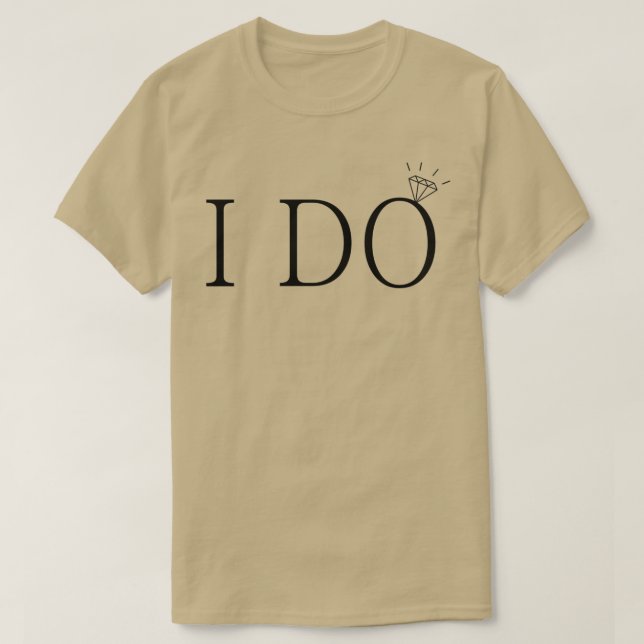 Ich führe einen Brautdiamanten 1 T-Shirt (Design vorne)