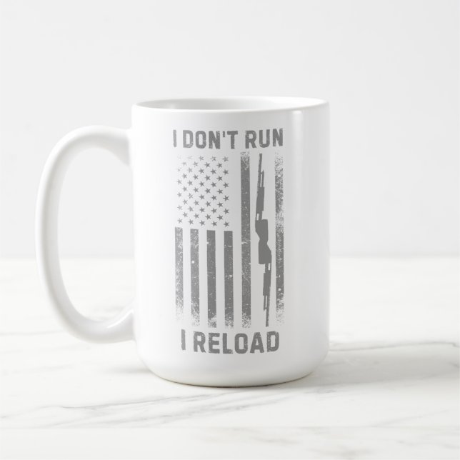Ich führe kein Reload Design, lustig Kaffeetasse (Links)