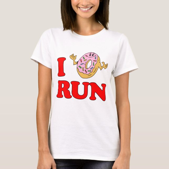 Ich führe keinen (Donut) laufenden Rechner aus T-Shirt (Vorderseite)