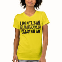 Ich führe keinen lustigen Running-T - Shirt