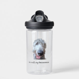 Ich führe meinen Hoooooman Irish Wolfhound Wasserf Trinkflasche