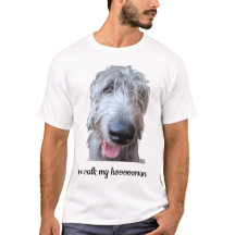 Ich führe meinen Hoooooman lustiges Irisches Wolfs