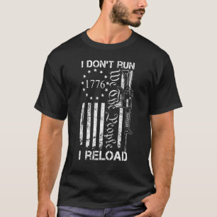Ich führe nicht aus, dass ich die US Flag Pro Guns T-Shirt