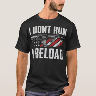 Ich führe nicht aus, dass ich die USA Flag Pro Gun T-Shirt