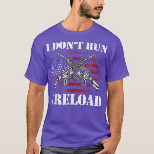 Ich führe nicht aus, dass ich Funny Gun Rights Pro T-Shirt