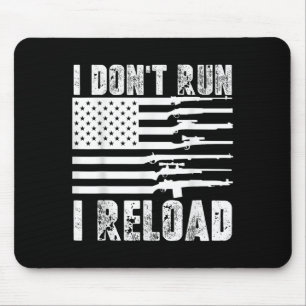 Ich führe nicht aus, dass ich Pro Guns American Fl Mousepad