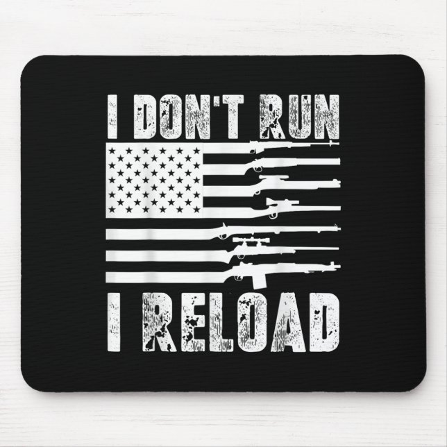 Ich führe nicht aus, dass ich Pro Guns American Fl Mousepad (Vorne)