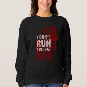 Ich führe nicht aus, dass ich Vintage Flaggenpatri Sweatshirt