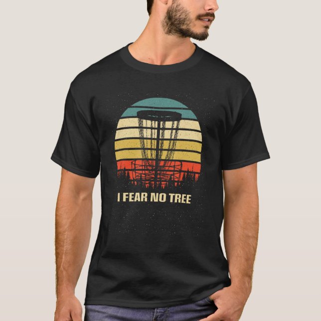 Ich fürchte, kein Tree Disk Golf Spaß Golfer Pun P T-Shirt (Vorderseite)