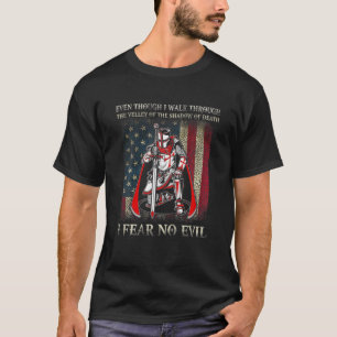 Ich fürchte keinen bösen Ritter Templar Krieger Kn T-Shirt