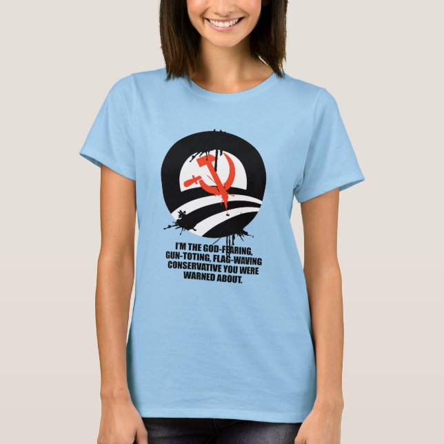 Ich fürchte mich vor Konservativen T-Shirt (Vorderseite)