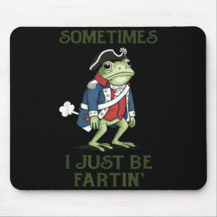 Ich furze Grafik 4. Juli lustiger Frosch  Mousepad