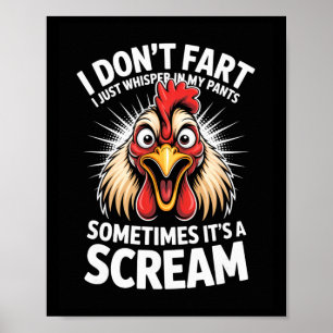 Ich furze nicht, ich flüstere nur in meiner Hose, Poster