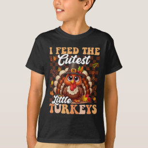 Ich füttere die süßesten kleinen Truthähne Lustige T-Shirt