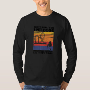 Ich füttere Hunde ich fahre Roller Untersetzer und T-Shirt