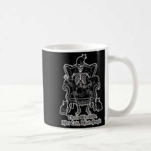 Ich füttere Katzen, die ich hasse Leute Skelett Ka Kaffeetasse
