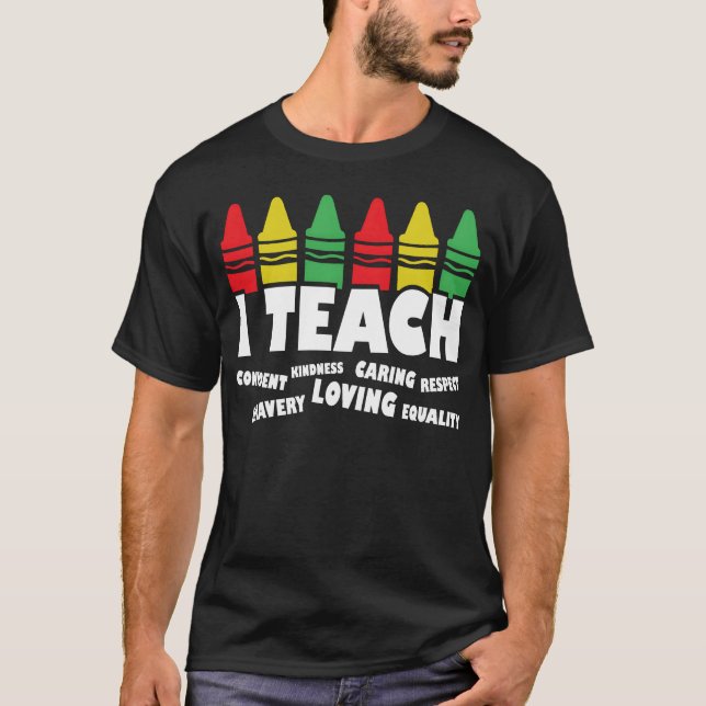 Ich Future HBCU Klassenlehrer unterrichte ein selb T-Shirt (Vorderseite)