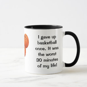 Ich gab einmal Basketball auf Tasse