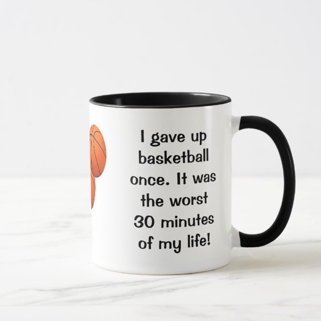Ich gab einmal Basketball auf Tasse (Rechts)
