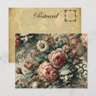 Ich gab es Beute – Gothic Victorian Feiertagspostkarte