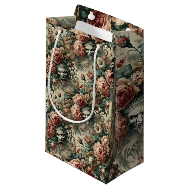 Ich gab es Prey - Gothic Viktorianisch Kleine Geschenktüte (Vorderseite Schrägansicht)