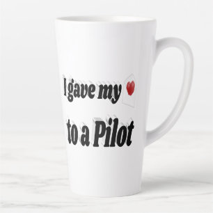 Ich gab meinem Herz einen schwarzen Text von Pilot Milchtasse