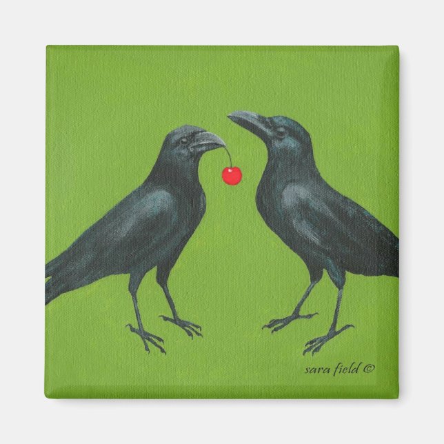 Ich gab meiner Liebe eine Kirsche Magnet (Vorne)