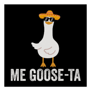 Ich Gans Ta Lustiger Mexikanischer Spanischer Gans Poster