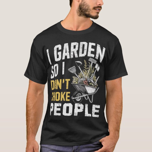 Ich garde also nicht Leute ersticken T-Shirt (Vorderseite)