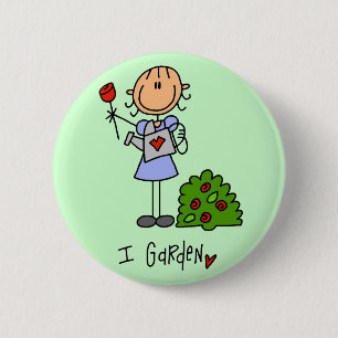 Ich Garten T-Shirts und Geschenke Button