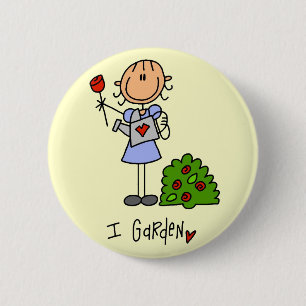 Ich Garten T-Shirts und Geschenke Button