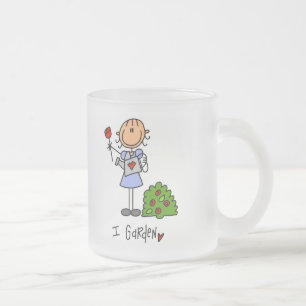 Ich Garten T-Shirts und Geschenke Mattglastasse