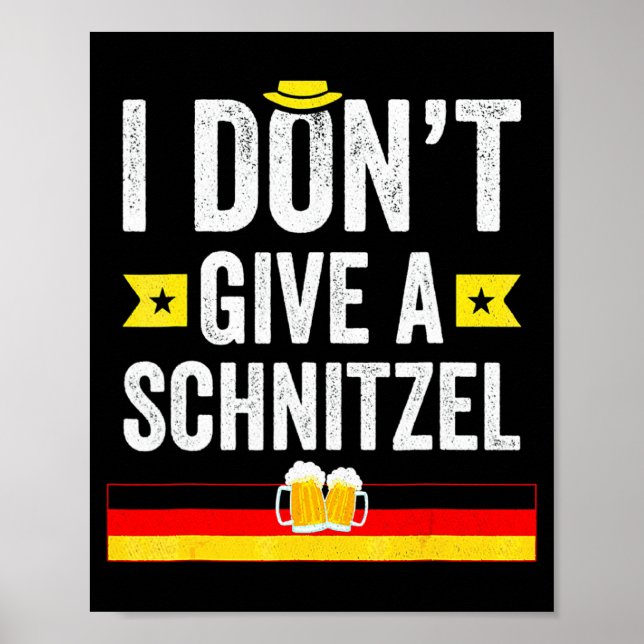 Ich geb' kein Schnitzel auf Deutsch  Poster (Vorne)