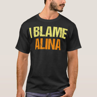 Ich gebe Alina Funny Friends Spaß Buddy Know It Al T-Shirt