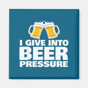 Ich gebe dem Bierdruck lustige Biertrinken Magnet
