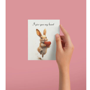Ich gebe dir mein Herz Postkarte