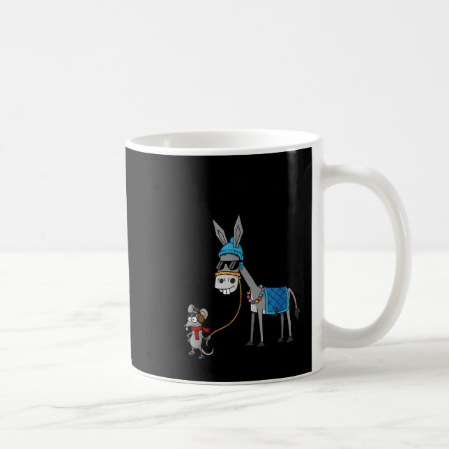 Ich Gebe Einen Rattenarsch Einer Maus Lustiges Tie Kaffeetasse (Rechts)