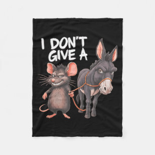 Ich Gebe Einer Ratte Eine Maus Esel Lustig Sarkast Fleecedecke