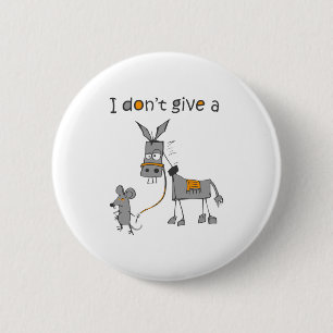 Ich Gebe Einer Ratte Und Maus, Die Lustig Laufen,  Button