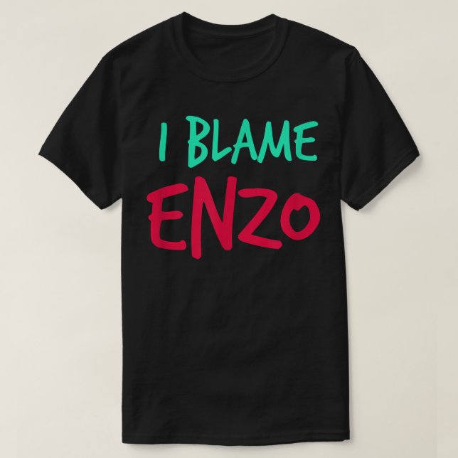 Ich gebe Enzo Friends Vorname Buddy Nickname Per d T-Shirt (Design vorne)